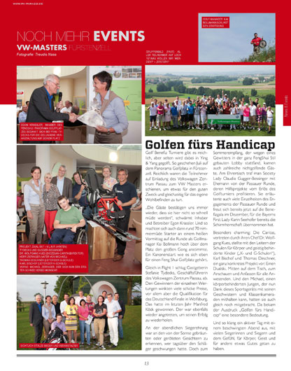 Charity 2012 VW-Master-Golfturnier der Passauer Runde